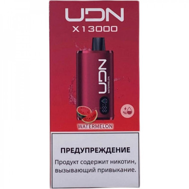 Электронная сигарета UDN X 13000 Арбуз Электронная сигарета UDN X 13000 Арбуз
