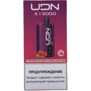 Электронная сигарета UDN X 13000 Клубника Арбуз Киви Электронная сигарета UDN X 13000 Клубника Арбуз Киви