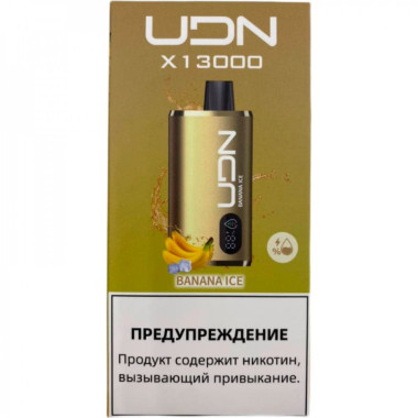 Электронная сигарета UDN X 13000 Ледяной Банан Электронная сигарета UDN X 13000 Ледяной Банан