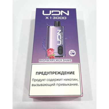 Электронная сигарета UDN X 13000 Малиновый Молочный Коктейль Электронная сигарета UDN X 13000 Малиновый Молочный Коктейль
