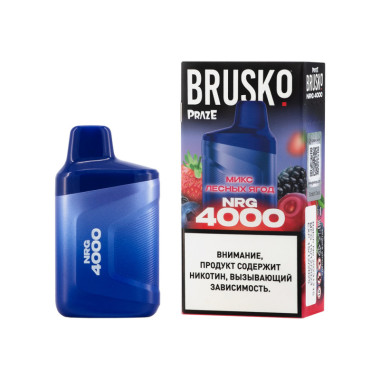 Brusko NRG 4000 Микс Лесных Ягод Brusko NRG 4000 Микс Лесных Ягод