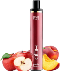 Электронная сигарета HQD Cuvie Plus 1200 (Яблоко-Персик)