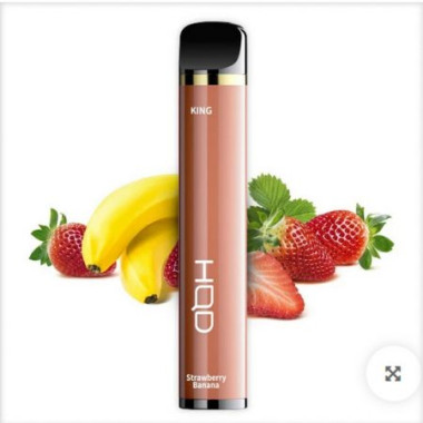 Электронная сигарета HQD King 2000 Strawberry Banana (Клубника-банан) Электронная сигарета HQD King 2000 Strawberry Banana (Клубника-банан)