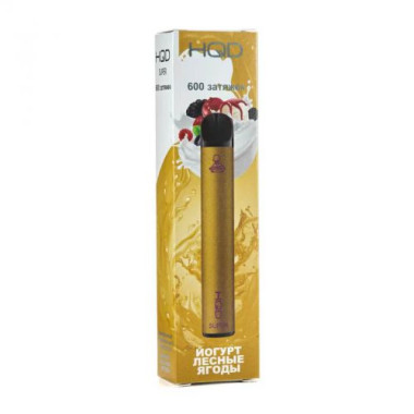 Электронная сигарета HQD Super 600 (Йогурт лесная ягода) Электронная сигарета HQD Super 600 (Йогурт лесная ягода)