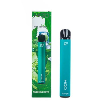 Электронная сигарета HQD Super 600 (Ледяная Мята) Электронная сигарета HQD Super 600 (Ледяная Мята)
