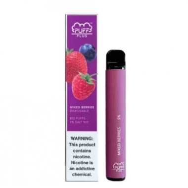 Электронная сигарета PUFF PLUS 800 Mixed Berries (Смешанные Ягоды) Электронная сигарета PUFF PLUS 800 Mixed Berries (Смешанные Ягоды)