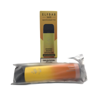 ELF BAR 3600 Ананас манго апельсин ELF BAR 3600 Ананас манго апельсин