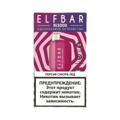 ELFBAR 3000 RI Персик сакура лед