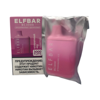 ELFBAR 3000 Клубничный лёд ELFBAR 3000 Клубничный лёд