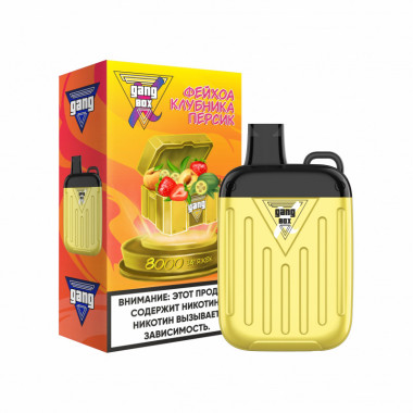 GANG XBOX 8000 Фейхоа, Клубника, Персик GANG XBOX 8000 Фейхоа, Клубника, Персик