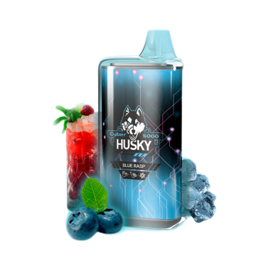 HUSKY CYBER NEW 8000 Черника малина виноград лёд HUSKY CYBER NEW 8000 Черника малина виноград лёд