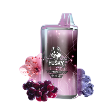 HUSKY CYBER NEW 8000 Виноград сакура лёд HUSKY CYBER NEW 8000 Виноград сакура лёд