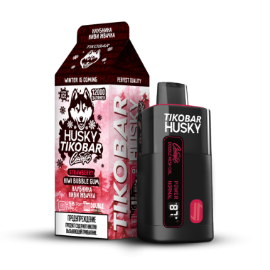 TIKOBAR HUSKY Сибирь 12000 Клубника, Киви, Жвачка TIKOBAR HUSKY Сибирь 12000 Клубника, Киви, Жвачка