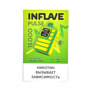 INFLAVE PULSE 15000 Свежий лайм INFLAVE PULSE 15000 Свежий лайм