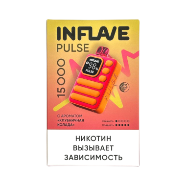 INFLAVE PULSE 15000 Клубничная колада INFLAVE PULSE 15000 Клубничная колада