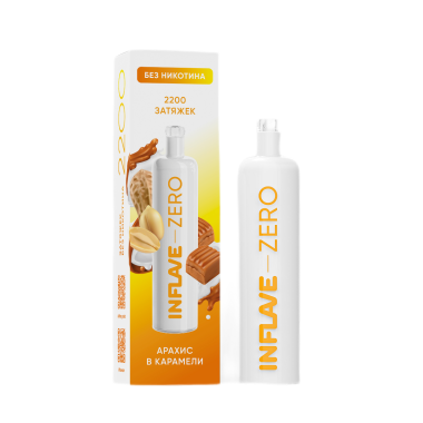 INFLAVE ZERO 2200 Арахис в карамели INFLAVE ZERO 2200 Арахис в карамели