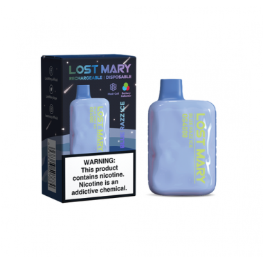 Lost Mary OS4000 Blue Razz Ice (Голубика, Малина, Лед)