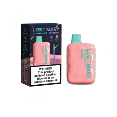Lost Mary OS4000 Strawberry Ice (Клубничный лед) Lost Mary OS4000 Strawberry Ice (Клубничный лед)