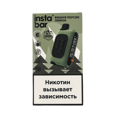 PLONQ INSTABAR 10000 Вишня, Персик, Лимон PLONQ INSTABAR 10000 Вишня, Персик, Лимон