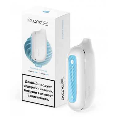 Plonq MAX 6000 Голубой Лимонад Plonq MAX 6000 Голубой Лимонад