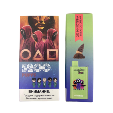 R AND M Squid Box 5200 Кремовый табак R AND M Squid Box 5200 Кремовый табак