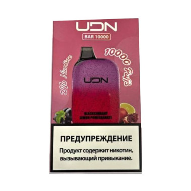 UDN BAR 10000 Черная Смородина, Лимон, Гранат UDN BAR 10000 Черная Смородина, Лимон, Гранат