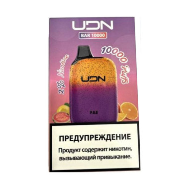 UDN BAR 10000 Маракуйя, Апельсин, Гуава UDN BAR 10000 Маракуйя, Апельсин, Гуава