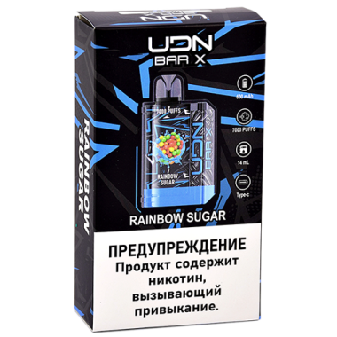 UDN BAR X III 7000 Радужный Сахар UDN BAR X III 7000 Радужный Сахар