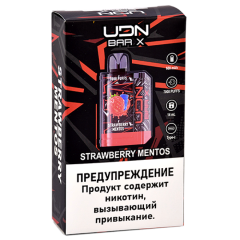 UDN BAR X III 7000 Клубничный Mentos
